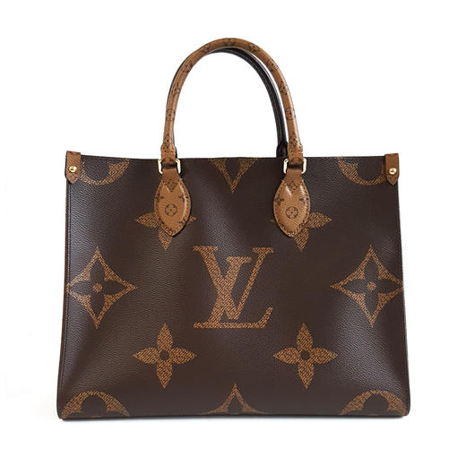 【95新】LV路易威登onthego系列M45321中号拼色老花onthego手提单肩包女士300326AK19 商品图0