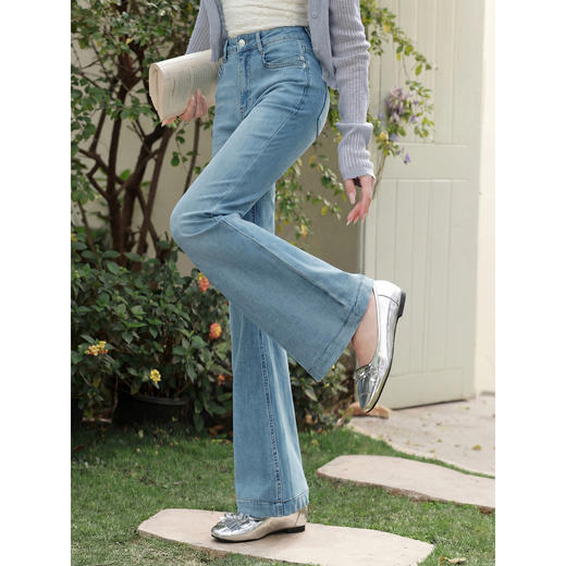 鹿向南【0407/00:00新品】蓝色牛仔裤 商品图4