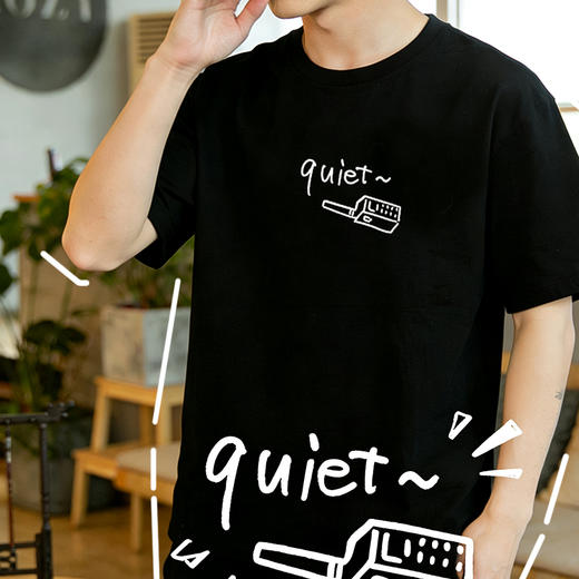 叱咤小警日常文艺T恤 商品图1