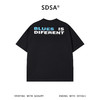 SDSA男装2026新款轻奢美式潮牌双面撞色印花字母圆领短袖T恤百搭 商品缩略图1