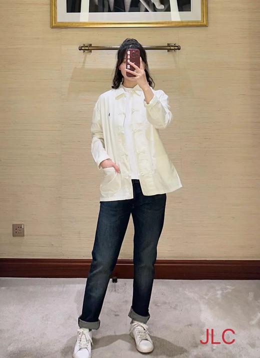 F040540春秋新款男士新中式国风盘扣翻领灯芯绒夹克外套 商品图7