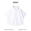 SDSA男装2026新款高贵轻奢连帽多口袋短袖衬衫宽松休闲上衣 商品缩略图0