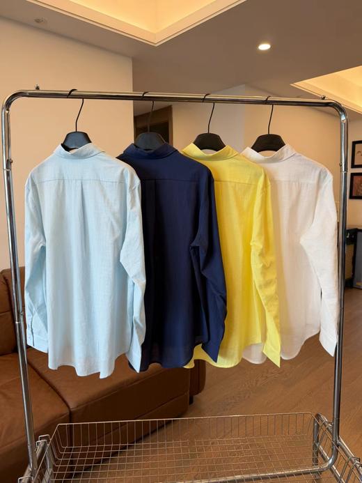 F040508复古松弛感刺绣衬衫宽松显瘦休闲百搭开衫上衣 商品图1