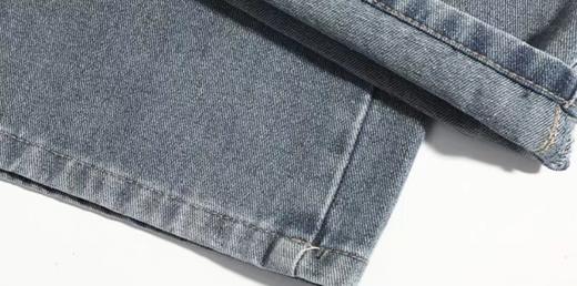 F040519春夏季新款宽松渐变耐磨耐脏高品质重工水洗直筒牛仔裤 商品图6