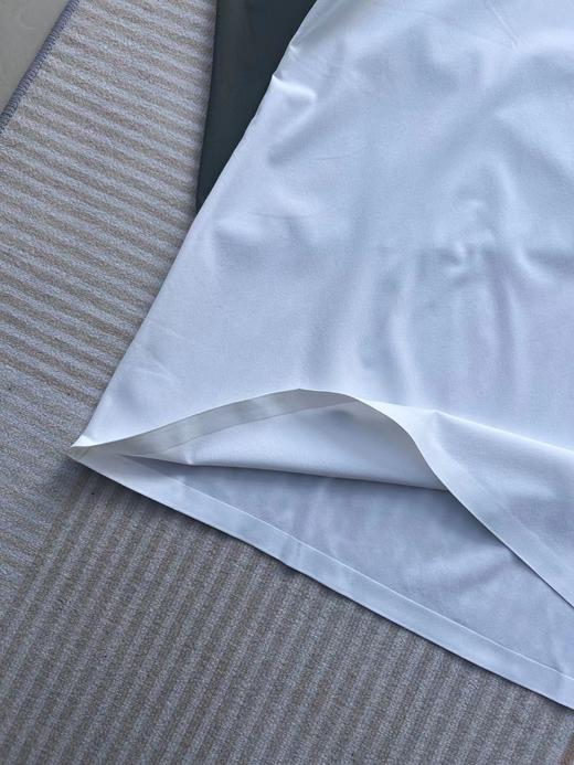 F040525无痕全压胶立领速干户外半拉链口带运动速干T恤短袖 商品图12