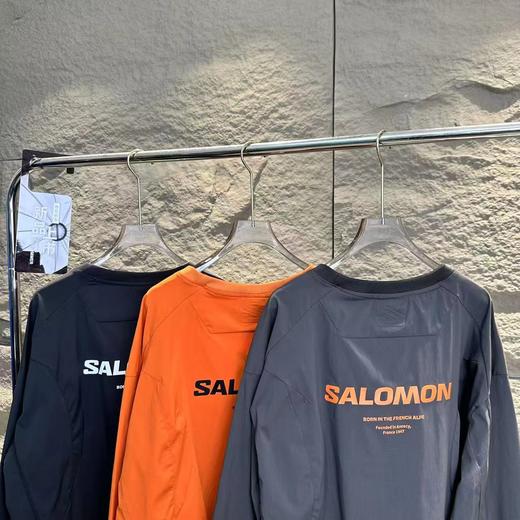 F040510机能风圆领防风弹力户外休闲百搭显瘦卫衣上衣 商品图2