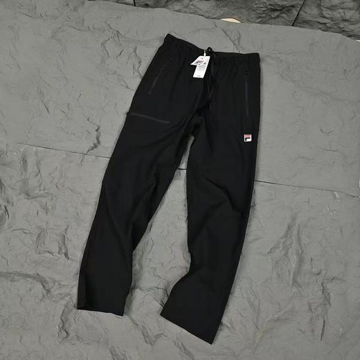 F040528男士梭织长裤春季新款基础健身运动松紧腰绳设计直口裤 商品图5