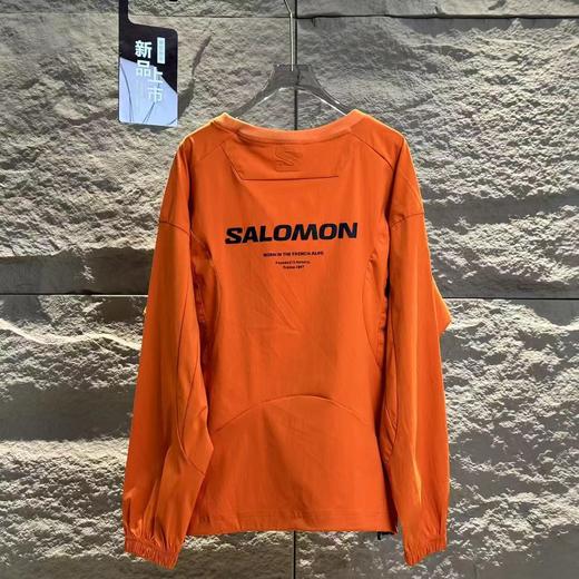 F040510机能风圆领防风弹力户外休闲百搭显瘦卫衣上衣 商品图5