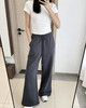 小马抽绳微喇慵懒松弛感阔腿裤卫裤 商品缩略图0
