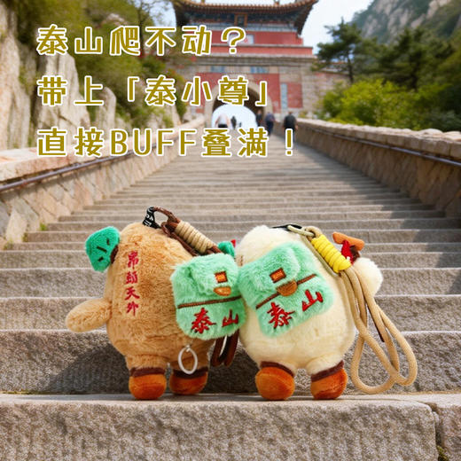 Tai集文创泰小尊毛绒玩具爬山搭子可爱小挂件 商品图4