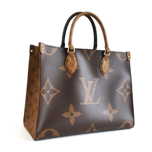 【95新】LV路易威登onthego系列M45321中号拼色老花onthego手提单肩包女士300326AK19 商品图2