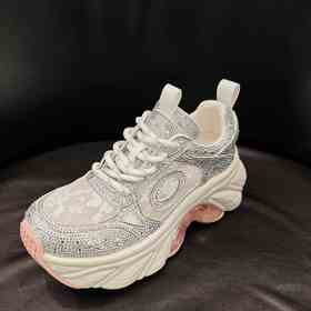 LFGJ凌介 13606 时尚网纱钻饰老爹鞋