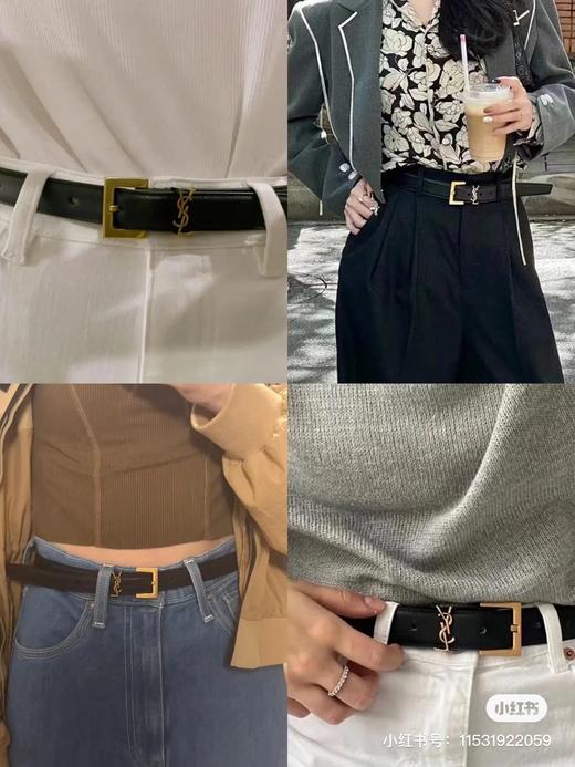F040539小牛皮方扣女士腰带通勤百搭气质显瘦皮带 商品图13
