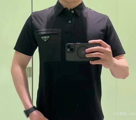 男款三角标短袖polo衫he020 商品图2