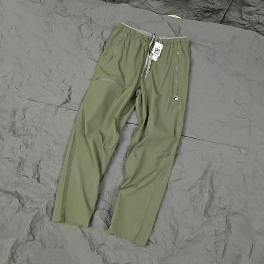 F040528男士梭织长裤春季新款基础健身运动松紧腰绳设计直口裤 商品图4