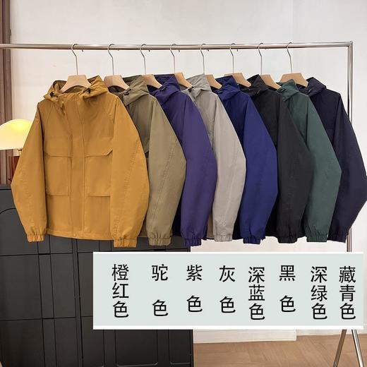 日本原单男装防风连帽外套宽松户外休闲工装夹克 商品图0
