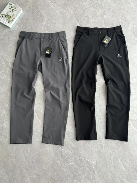 F040533男士户外日常通勤速干透气四面弹力直筒剪裁休闲裤 商品图0