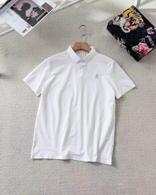 F040522春夏季新款无痕压胶简易休闲百搭短袖Polo衫 商品图9