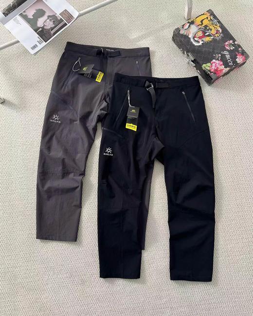 F040523春季新款3D绣花立挺防泼水速干休闲直筒长裤 商品图0