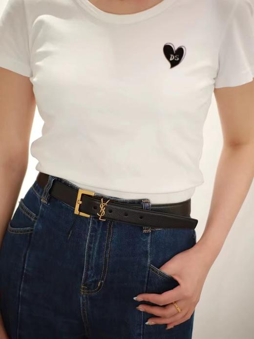 F040539小牛皮方扣女士腰带通勤百搭气质显瘦皮带 商品图9