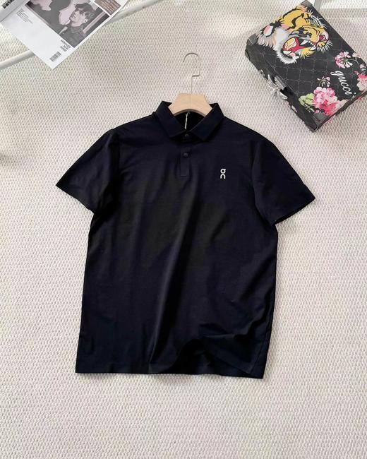 F040522春夏季新款无痕压胶简易休闲百搭短袖Polo衫 商品图6