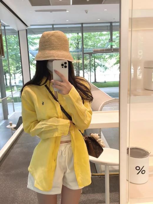 F040508复古松弛感刺绣衬衫宽松显瘦休闲百搭开衫上衣 商品图7