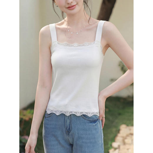 鹿向南【0407/00:00新品】米白色背心 商品图4