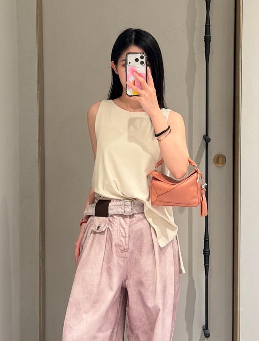 女款腰带牛仔裤长裤fe014 商品图1