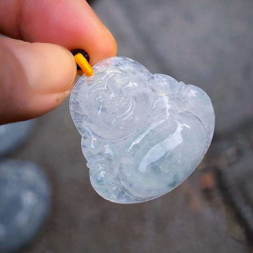 （特价）翡翠冰糯冰种弥勒佛 商品图5