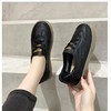 新品2026头层牛皮休闲单鞋韩版系带懒人小白鞋果冻底妈妈鞋58005 商品缩略图3