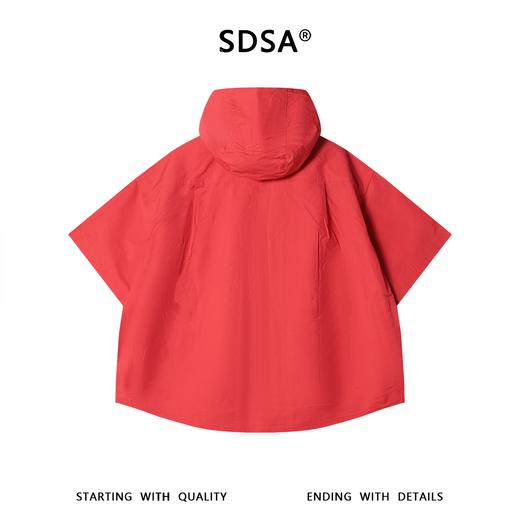 SDSA男装2026新款高贵轻奢连帽多口袋短袖衬衫宽松休闲上衣 商品图4