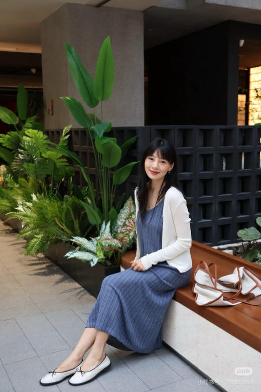 46-4 绝杀亏清 小禾女士丝麻针织吊带裙 商品图8