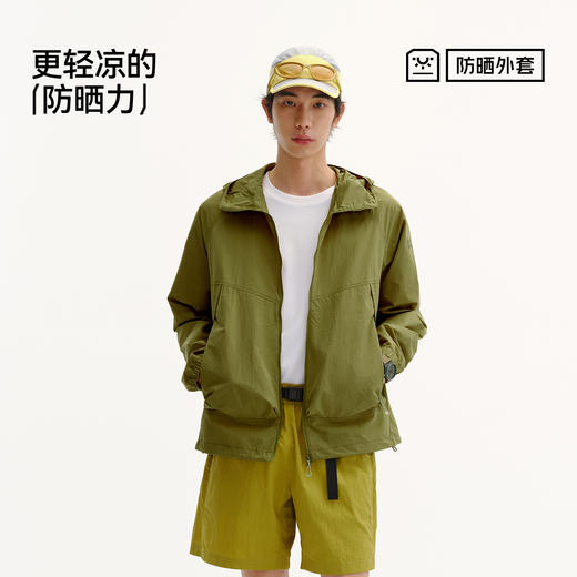 防晒外套|商场同款森马夹克男夏季时尚工装连帽上衣2026新款百搭 商品图4