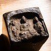 南北朝佛造像古砖镶嵌歙石制砚 商品缩略图4