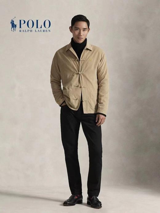 F040540春秋新款男士新中式国风盘扣翻领灯芯绒夹克外套 商品图9