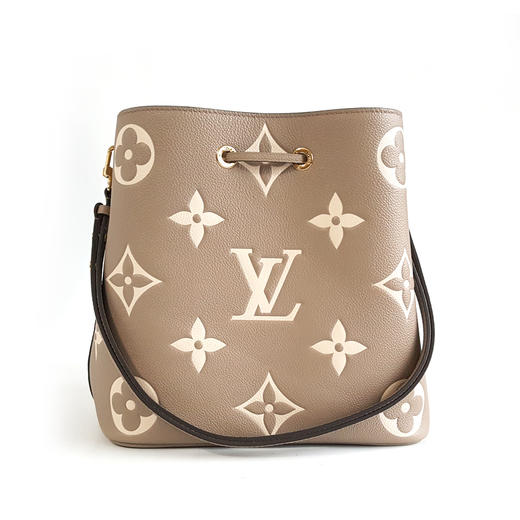 【98新】LV路易威登NEONOE系列M45555中号大象灰全皮压纹NEONOE子母包水桶包单肩包女士020426NJT07 商品图4