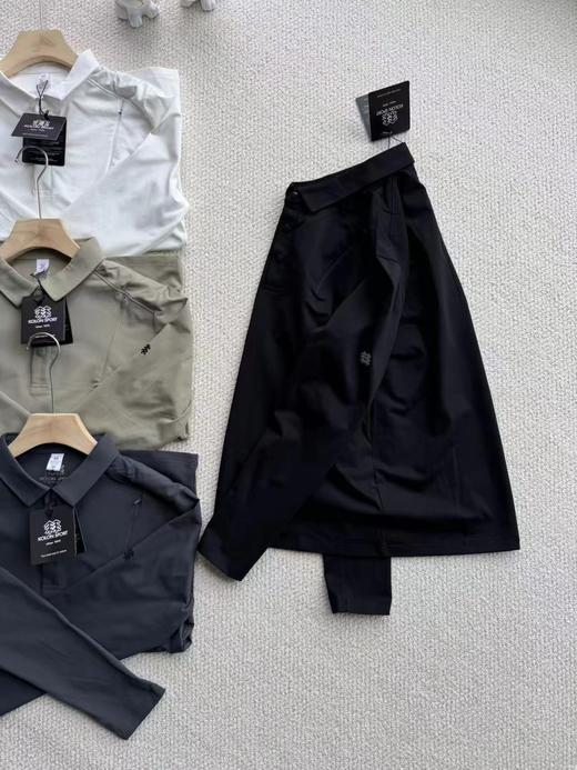 F040501春季户外运动速干T恤骑行服弹力透气徙步登山内搭上衣 商品图4