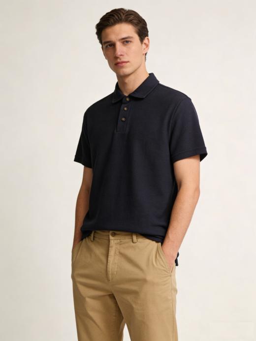 G2000男装SS26商场新款【吸湿】休闲短袖POLO衫61143164 商品图0