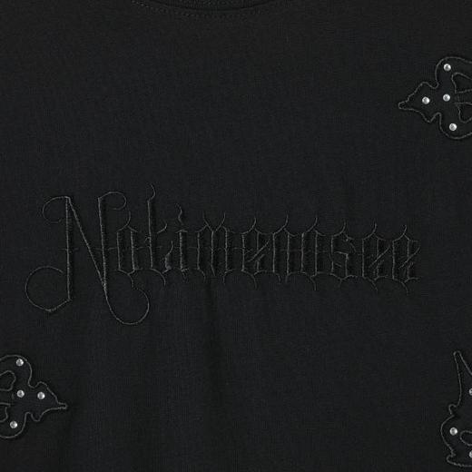 SDSA男装2026新款轻奢潮牌十字架刺绣字母设计圆领短袖T恤百搭 商品图4