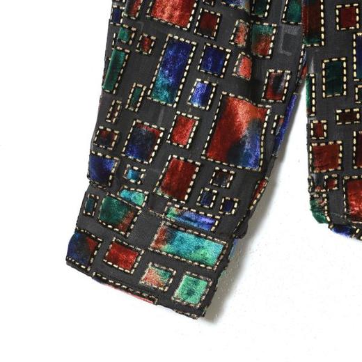 SDSA男士秋冬新款痞帅男装美式复古不规则格子长袖衬衫百搭时尚 商品图3