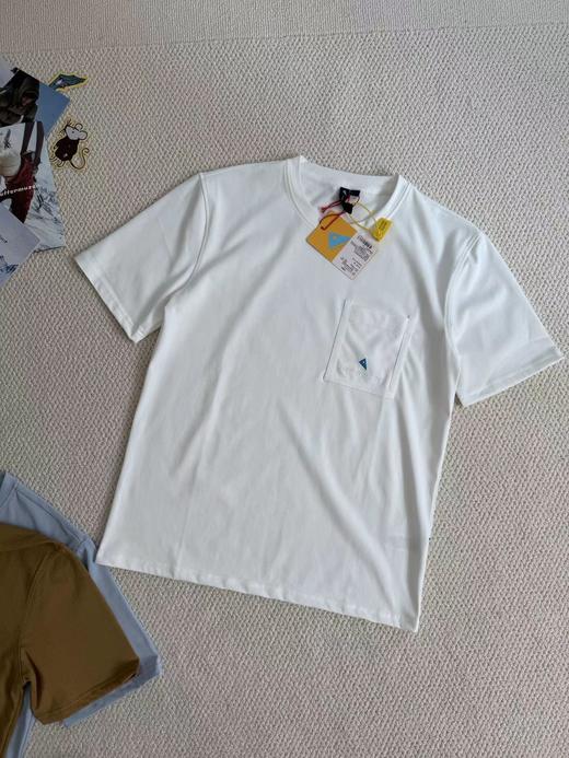 F040535宽松落肩剪裁软糯亲肤透气男女同款短袖T恤 商品图11