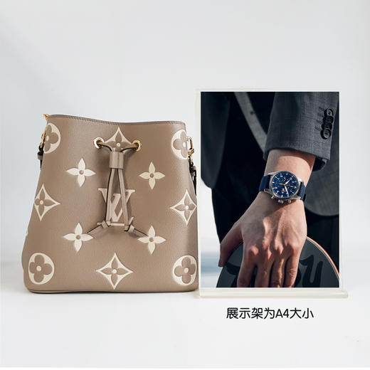 【98新】LV路易威登NEONOE系列M45555中号大象灰全皮压纹NEONOE子母包水桶包单肩包女士020426NJT07 商品图9