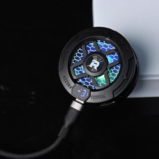 REMAX冰封磁吸手机平板散热器数显制冷手游磁吸式RGB酷炫灯RT-F7 商品图1