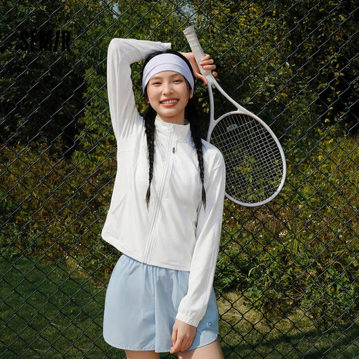 防晒外套|商场同款森马夹克女夏短款凉感2026新款小个子简约上衣 商品图1