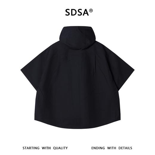 SDSA男装2026新款高贵轻奢连帽多口袋短袖衬衫宽松休闲上衣 商品图4