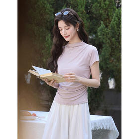 鹿向南【0407/00:00新品】紫色T恤