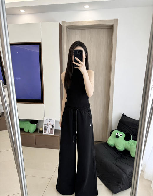 小马抽绳微喇慵懒松弛感阔腿裤卫裤 商品图2