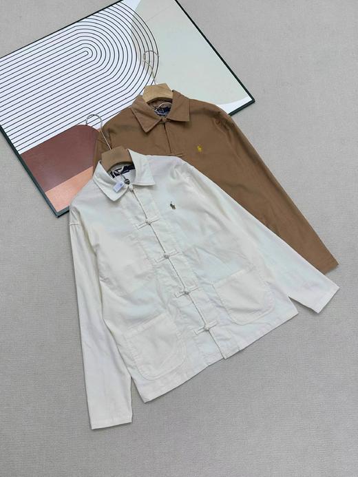 F040540春秋新款男士新中式国风盘扣翻领灯芯绒夹克外套 商品图0