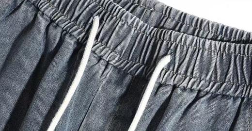 F040519春夏季新款宽松渐变耐磨耐脏高品质重工水洗直筒牛仔裤 商品图7