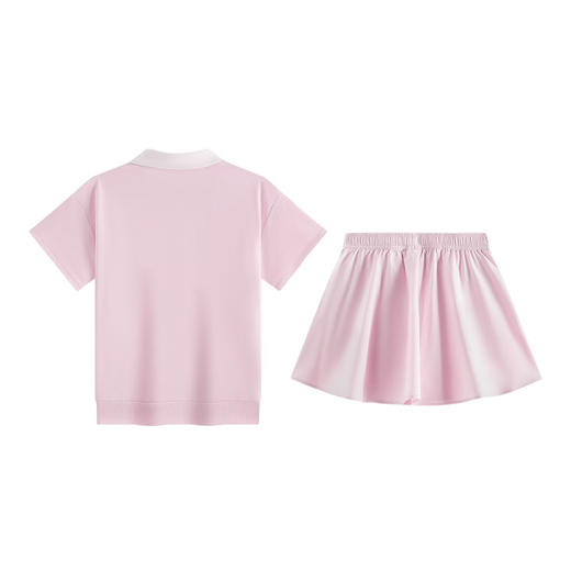 MJ| 安踏儿童女小童运动套装2026春季上新透气舒适女孩简约户外两件套 商品图1